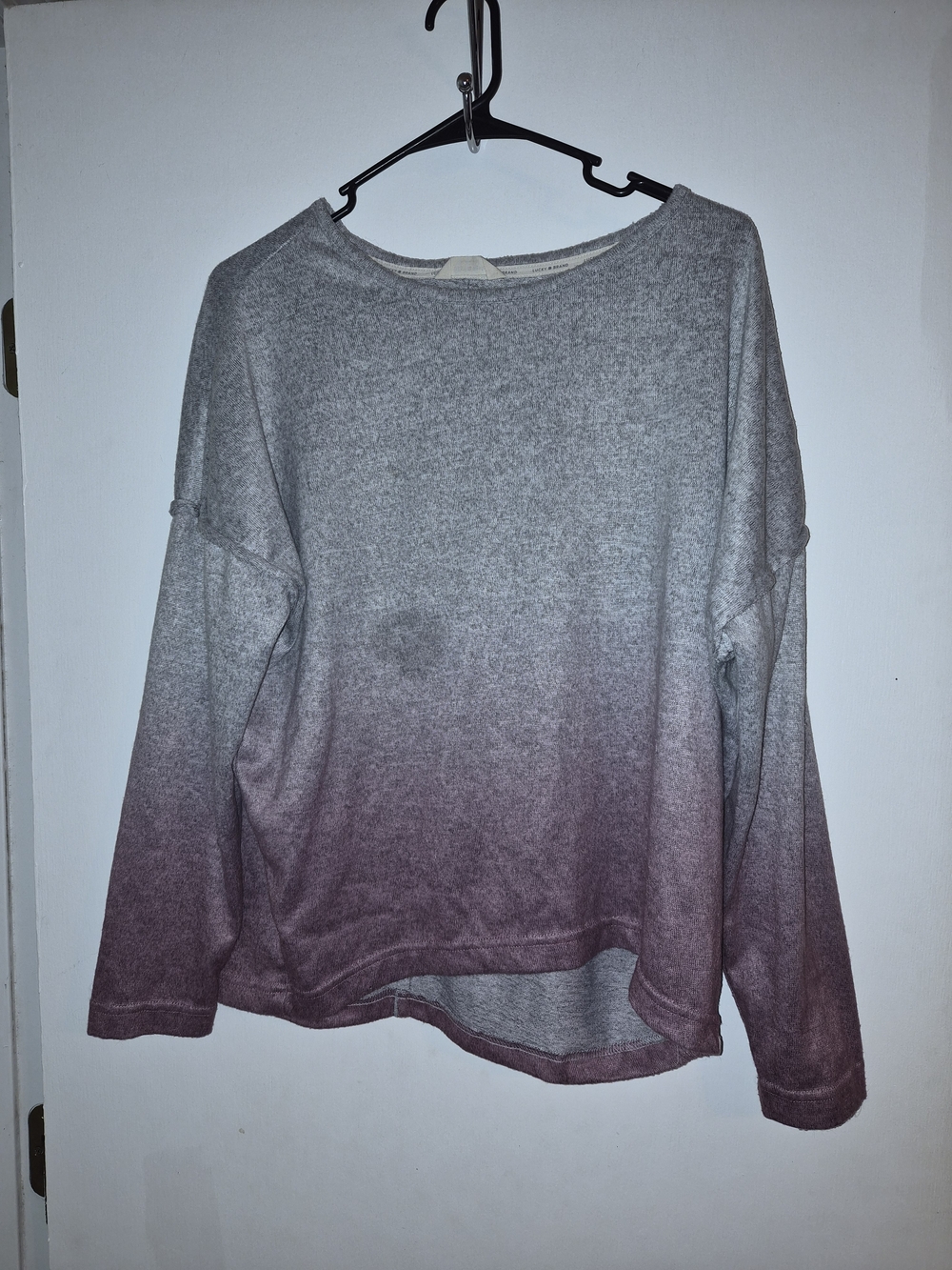 Women's Lucky Brand Plum Ombre Long-Sleeve Top